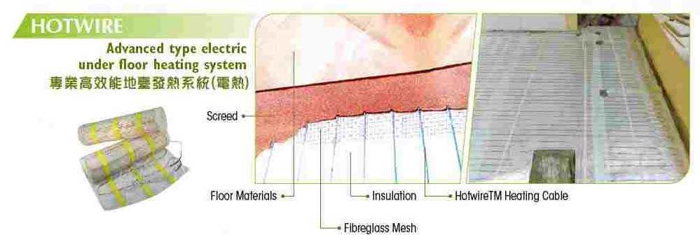 under floor warming system, under floor heating, heated floor, radiant heating, heating elements, heating cables, heating mats, heating pads